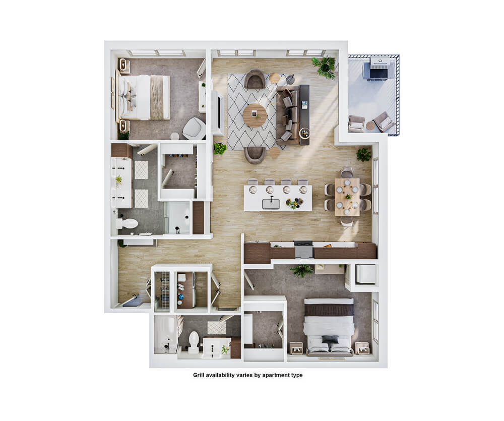 Thumbnail of the Laurel apartment floor plan at The Winn Golden Valley
