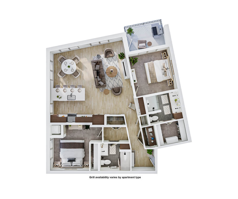 Thumbnail image of the Lions apartment floor plan at The Winn Golden Valley
