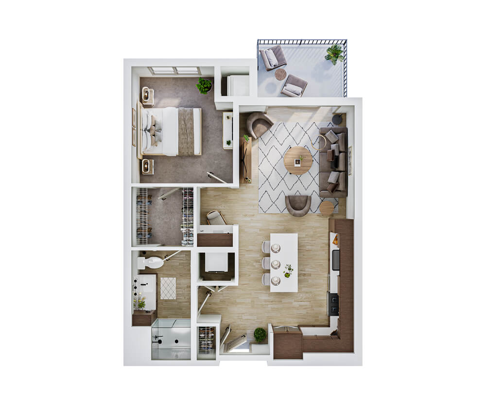 Thumbnail view of the Tyrol apartment floor plan at The Winn Golden Valley
